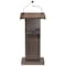 Oklahoma Sound Oklahoma Sound Orator Lectern and Rechargeable Battery with Wireless Headset Mic, Ribbonwood M800X-RW/LWM-7 - alternate 1